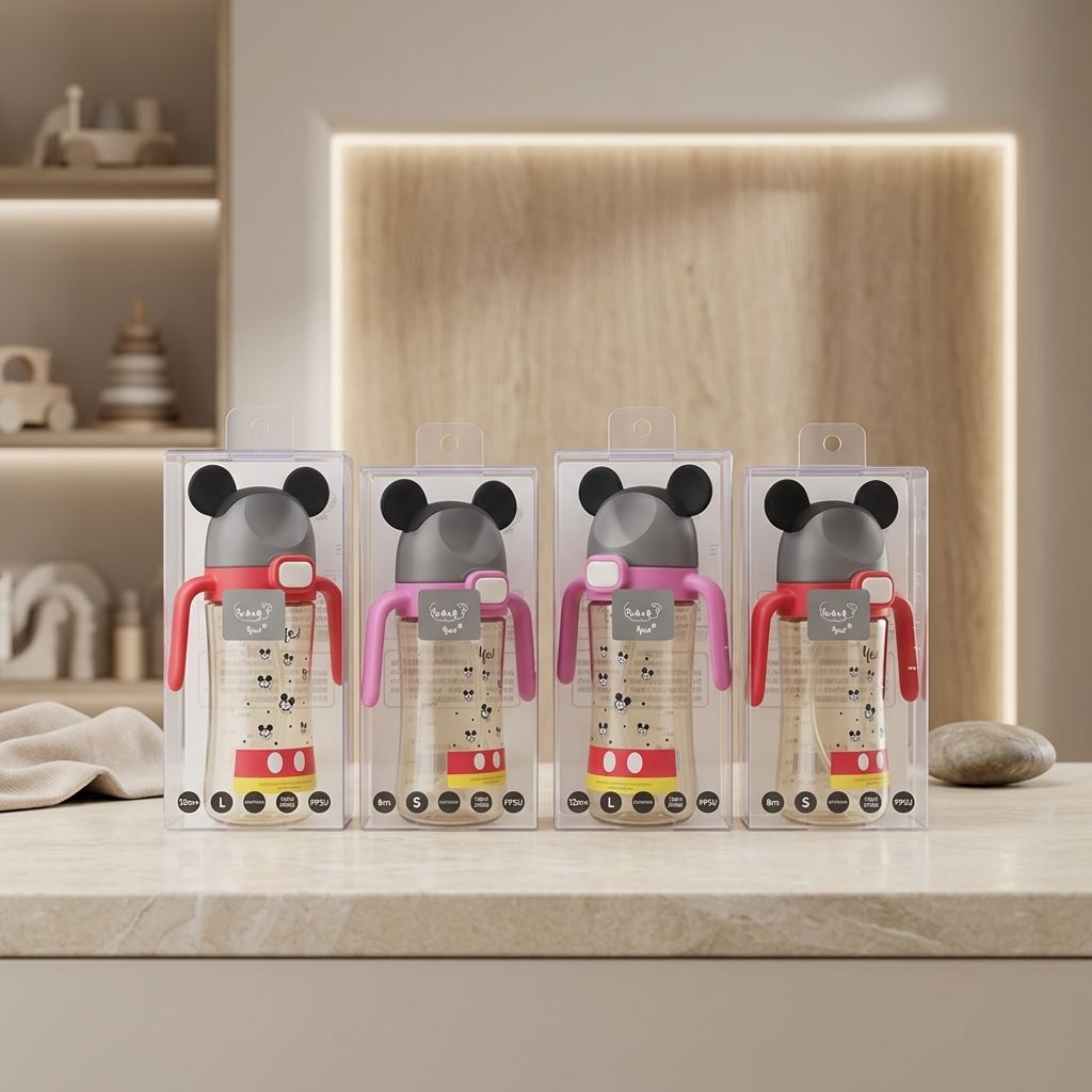 Premium 2-in-1 PPSU Baby Feeder Set | 240ml & 300ml Wide Neck Baby Bottles