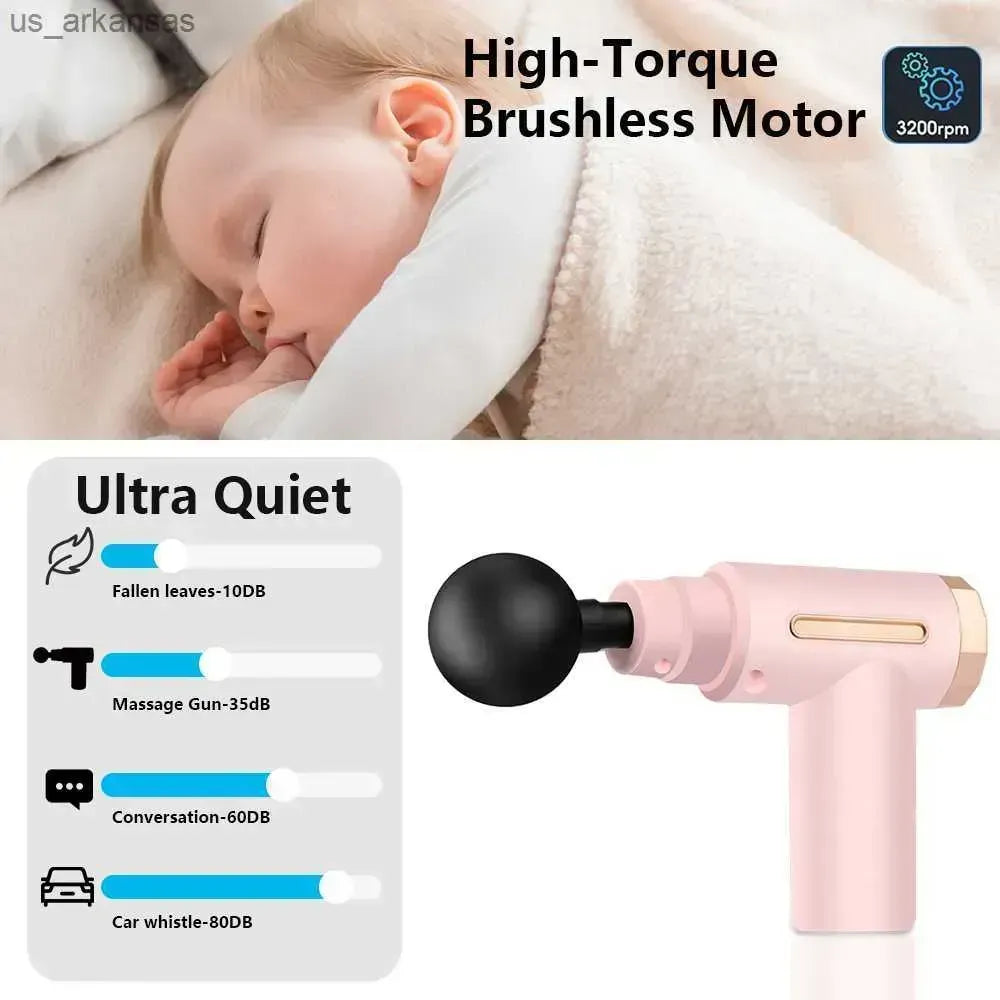 4-in-1 Massage Gun | Deep Tissue Percussion Muscle Massager