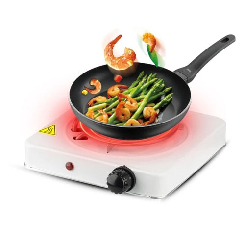 1000W Electric Hot Plate Stove with Adjustable Temperature & Auto Thermostat | Single Burner