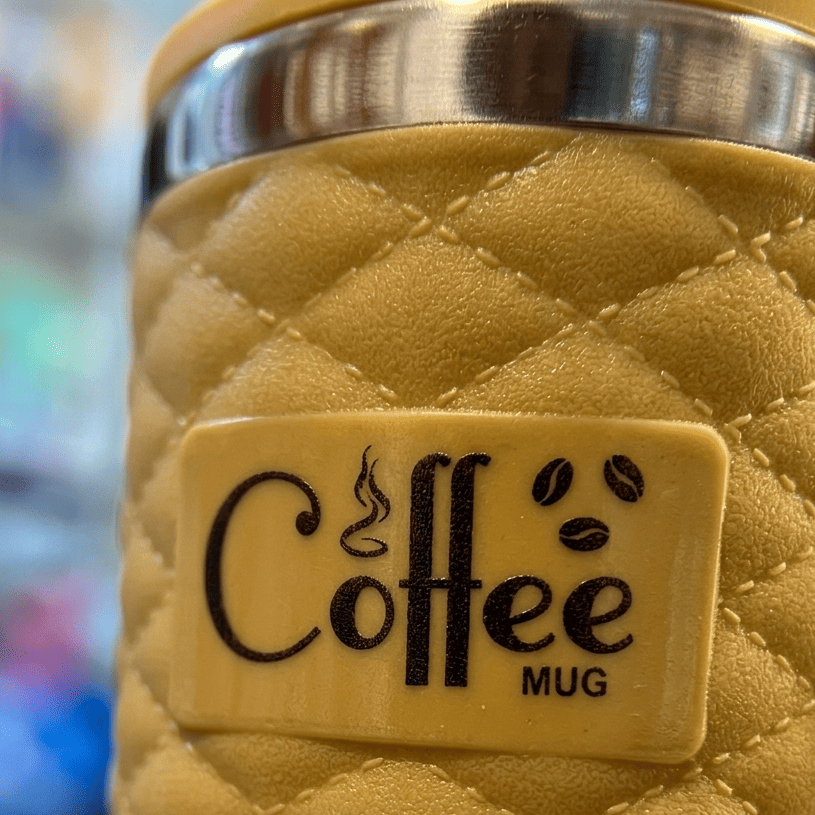 400ml Stainless Steel Coffee Mug with Lid | Insulated Travel Cup with Handle