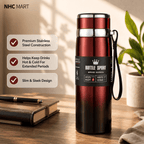 Slim Stainless Steel Water Bottle | Insulated Leakproof Hot & Cold Travel Bottle