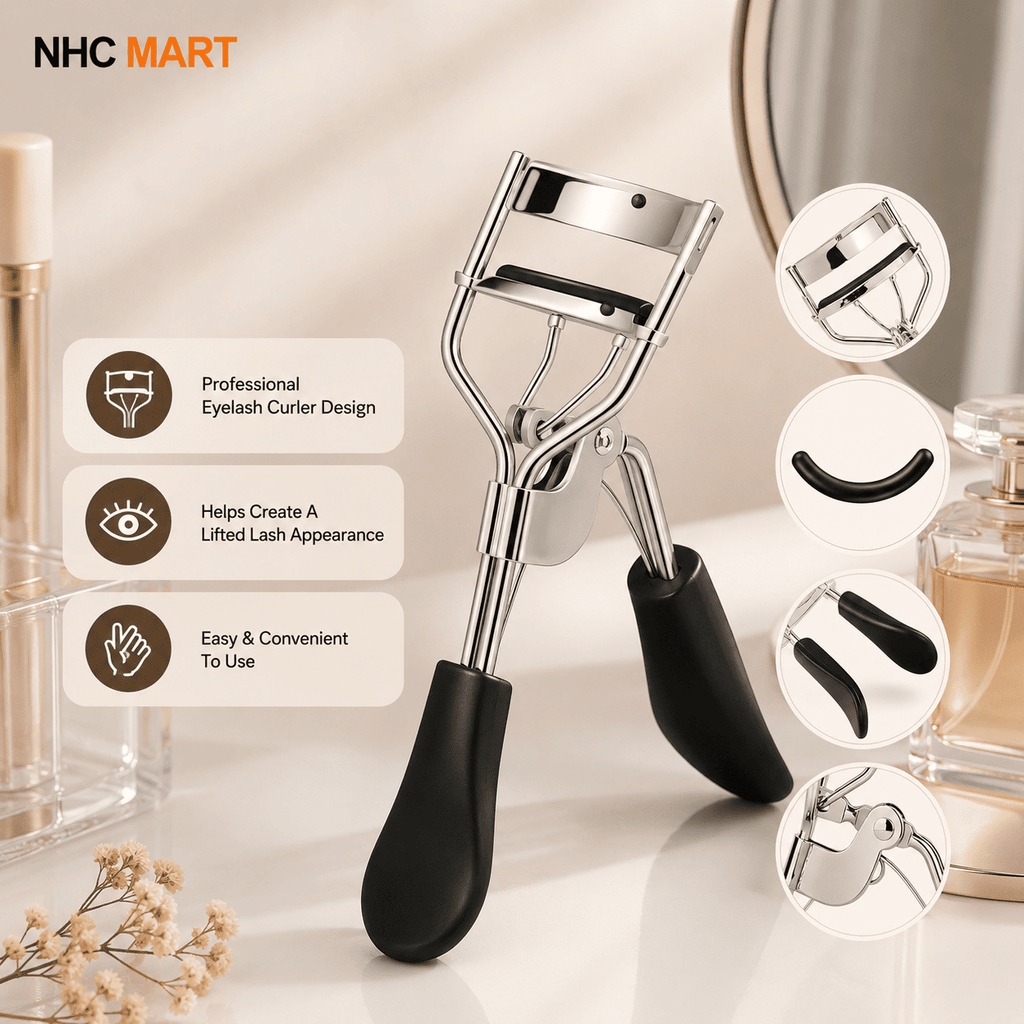 Professional Eyelash Curler | Easy Grip Makeup Tool for Beautiful Lash Styling