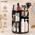 360° Rotating Makeup Organizer | Adjustable Cosmetic & Beauty Storage Box