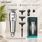 VGR V-071 Professional Hair Trimmer – Rechargeable T-Blade Clipper for Men