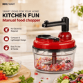 Manual Vegetable Chopper – Quick Onion Cutter & Salad Chopper
