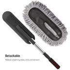 Car Wash Microfiber Cleaning Brush | Telescopic Car Duster & Wax Mop