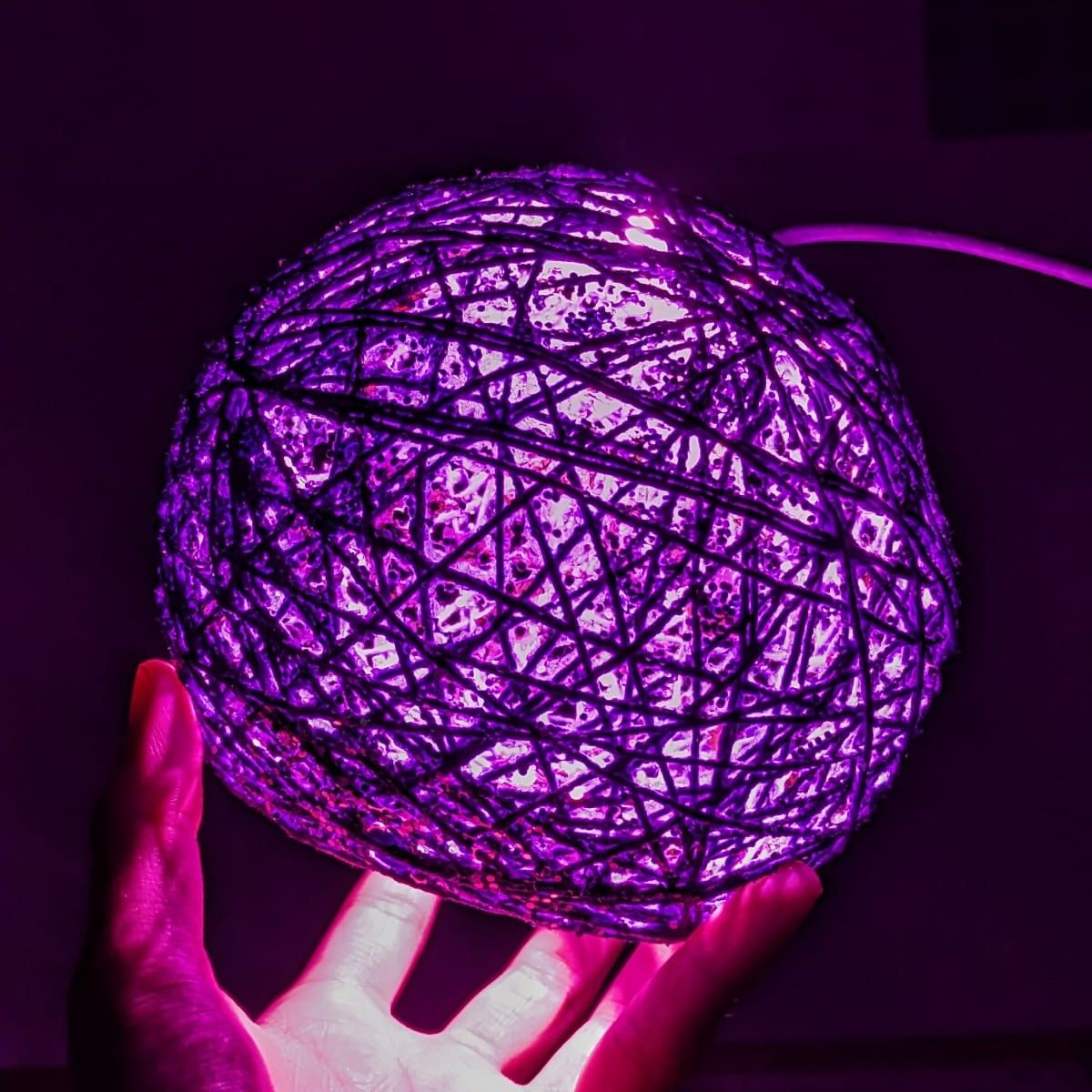 String Ball Decorative Lamp | Cozy Ambient Light for Bedroom & Home Decor