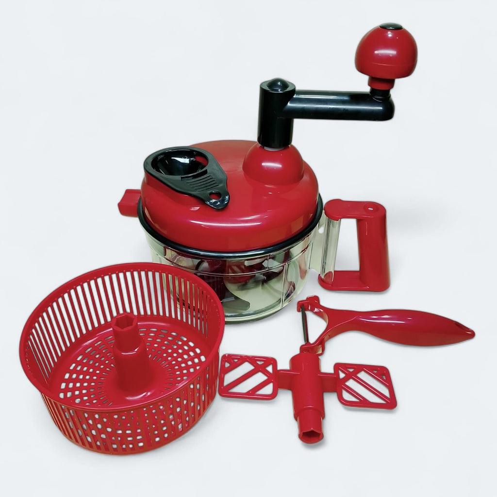 Manual Vegetable Chopper – Quick Onion Cutter & Salad Chopper