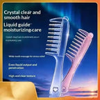 Scalp massage comb with smooth rolling balls for gentle hair care and relaxation