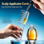 Scalp massage comb with smooth rolling balls for gentle hair care and relaxation