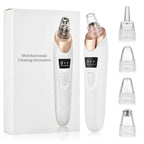 5-in-1 Rechargeable Blackhead Remover Machine | Facial Vacuum Pore Cleaner
