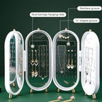 Jewelry Organizer Box with Mirror