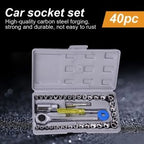 Aiwa 40-Piece Socket Wrench Tool Kit