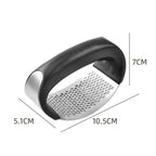 Stainless Steel Garlic Press & Crusher