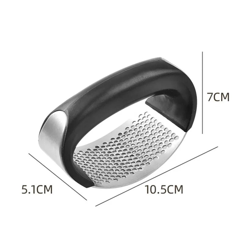 Stainless Steel Garlic Press & Crusher