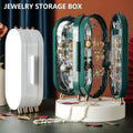 Jewelry Organizer Box with Mirror