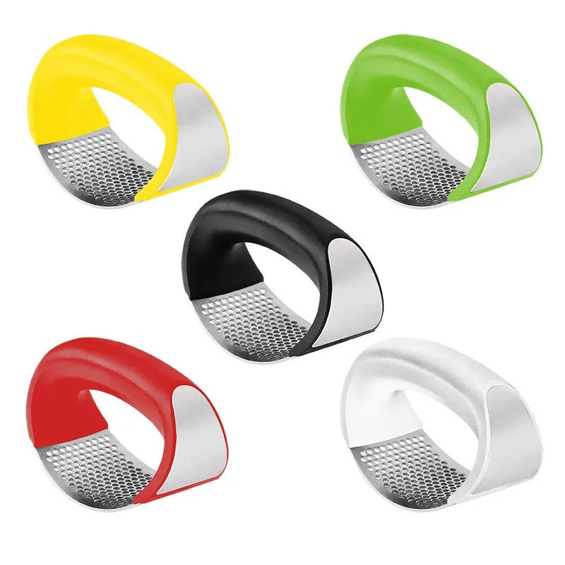 Stainless Steel Garlic Press & Crusher