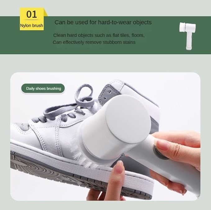Magic Brush 5-in-1 Cordless Electric Spin Scrubber