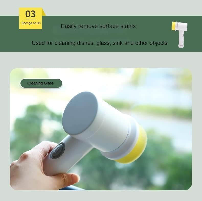 Magic Brush 5-in-1 Cordless Electric Spin Scrubber