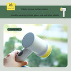 Magic Brush 5-in-1 Cordless Electric Spin Scrubber