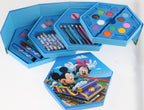 46-Piece Kids Art & Coloring Kit