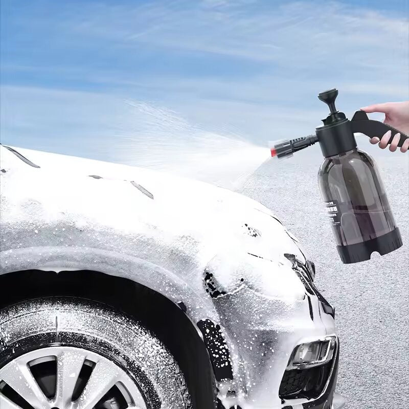2L Foam Sprayer Bottle – Hand Pump Car Wash & Garden Pressure Sprayer