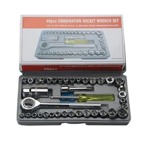 Aiwa 40-Piece Socket Wrench Tool Kit
