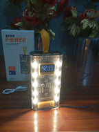Transparent 20000mAh Fast Charging Power Bank with Digital Display