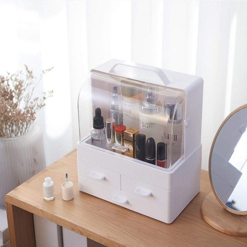 Modern Multi-Layer Makeup Organizer Box