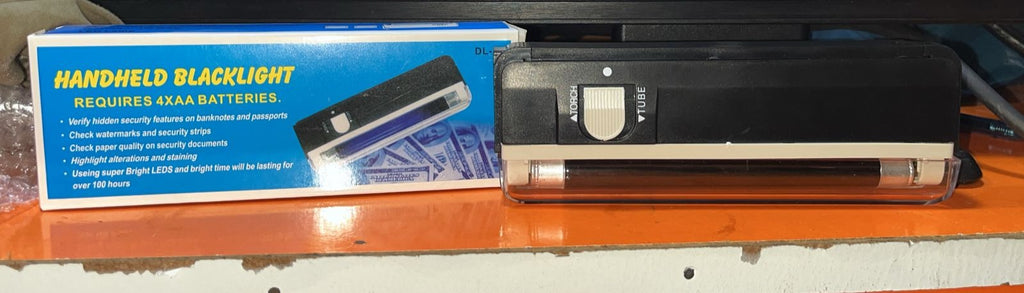 Portable Money Detector UV Blacklight – Handheld Currency Checker for Banknotes & Passports