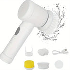 Magic Brush 5-in-1 Cordless Electric Spin Scrubber