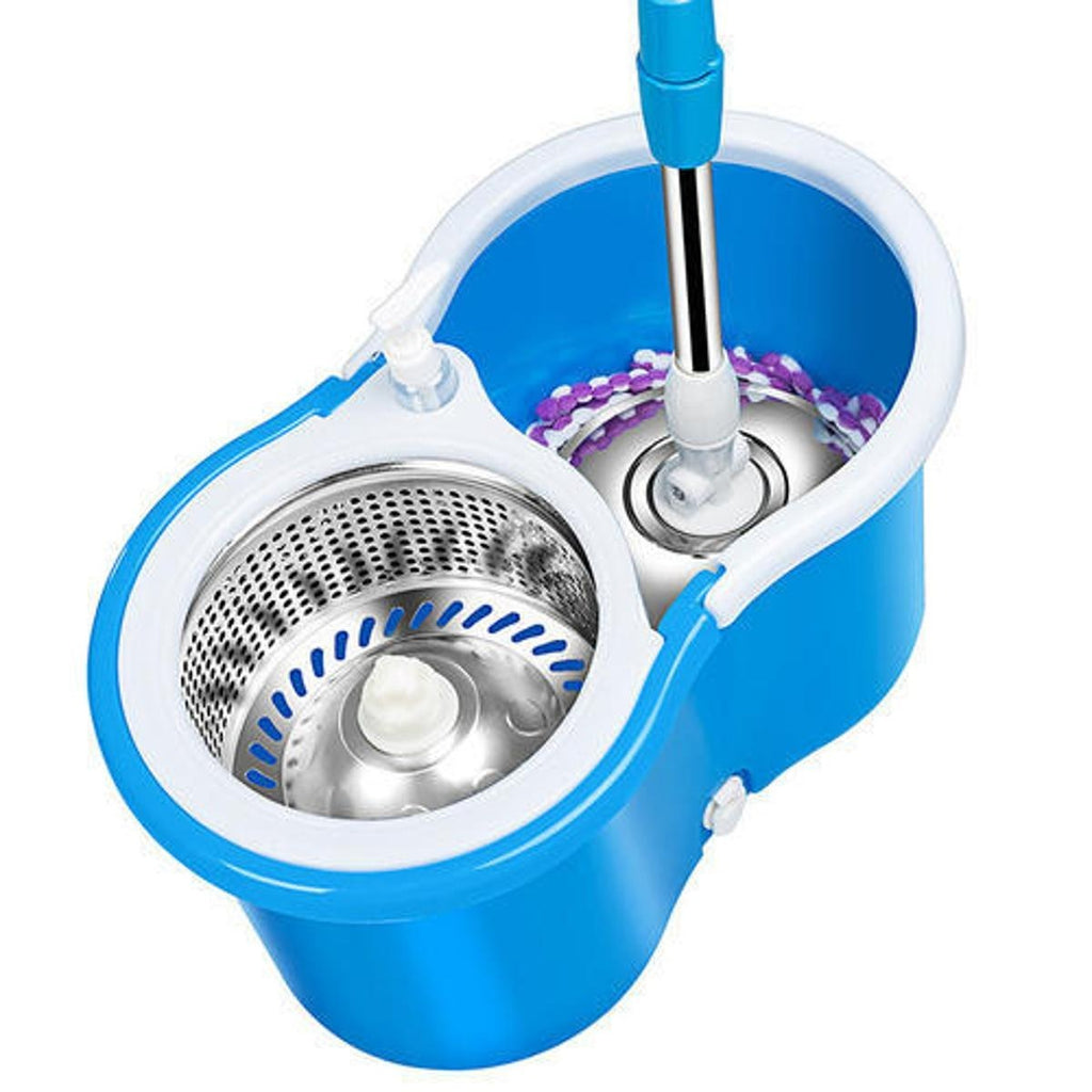 Easy Spin 360° Mop Set with Steel Bucket
