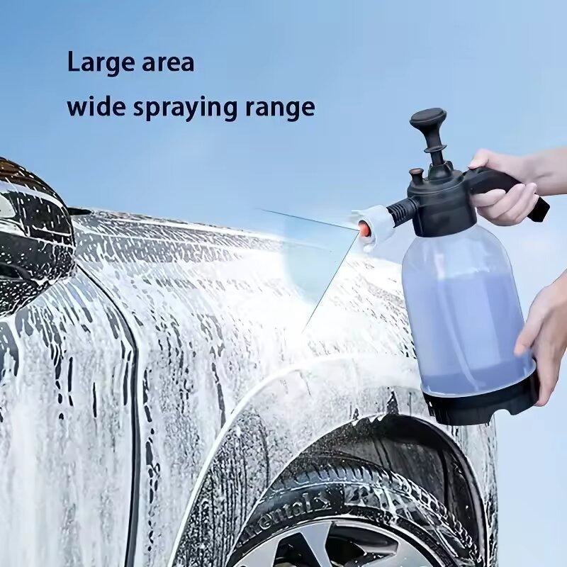 2L Foam Sprayer Bottle – Hand Pump Car Wash & Garden Pressure Sprayer