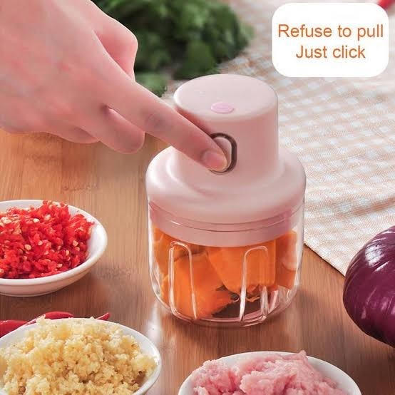 250ml USB Rechargeable Mini Food Chopper