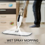 Magic Spray Flat Mop with 360° Swivel Head