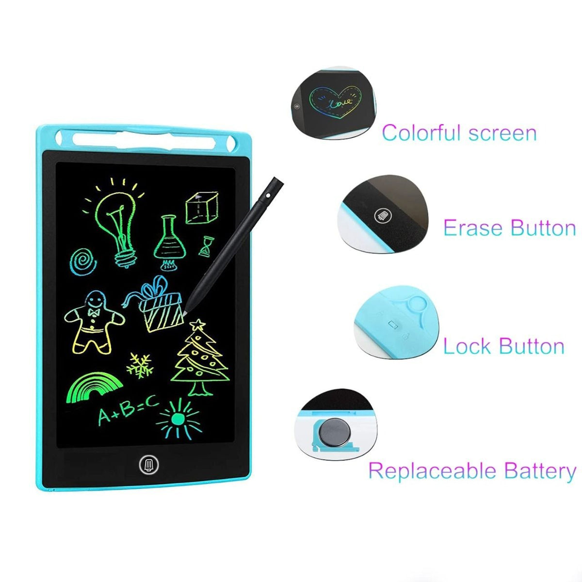 8.5 Inch LCD Writing Tablet for Kids – Digital Drawing Pad