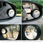 Pack of 2 Blind Spot Mirrors – Round Wide Angle Car Side Mirror Lenses