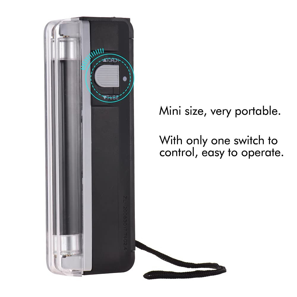 Portable Money Detector UV Blacklight – Handheld Currency Checker for Banknotes & Passports