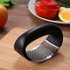 Stainless Steel Garlic Press & Crusher