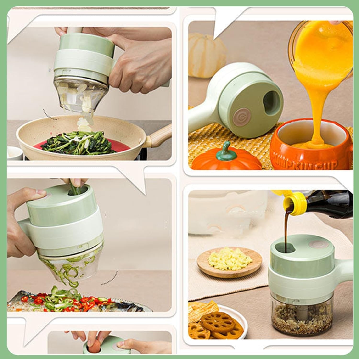 Rechargeable Electric Handheld Food Chopper