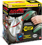 Air Dragon Portable Air Compressor – Digital Tire Inflator with LED Light for Car, Bike & Sports Balls