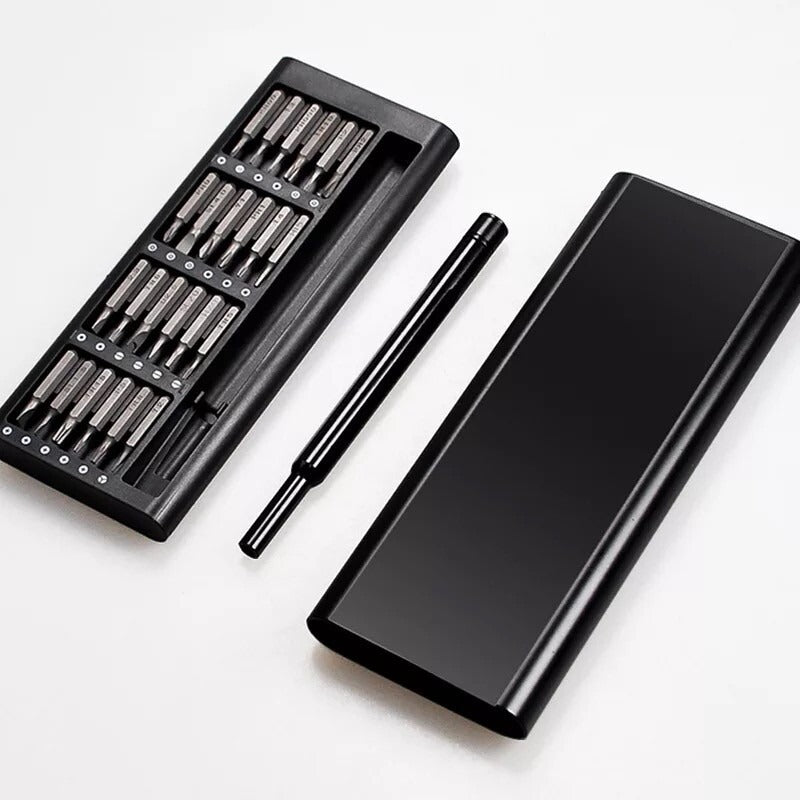 24-in-1 Precision Magnetic Screwdriver Bit Set – Multi-Bit Repair Tool Kit