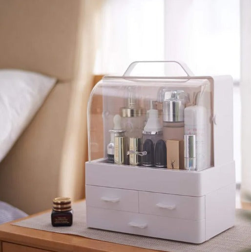 Modern Multi-Layer Makeup Organizer Box
