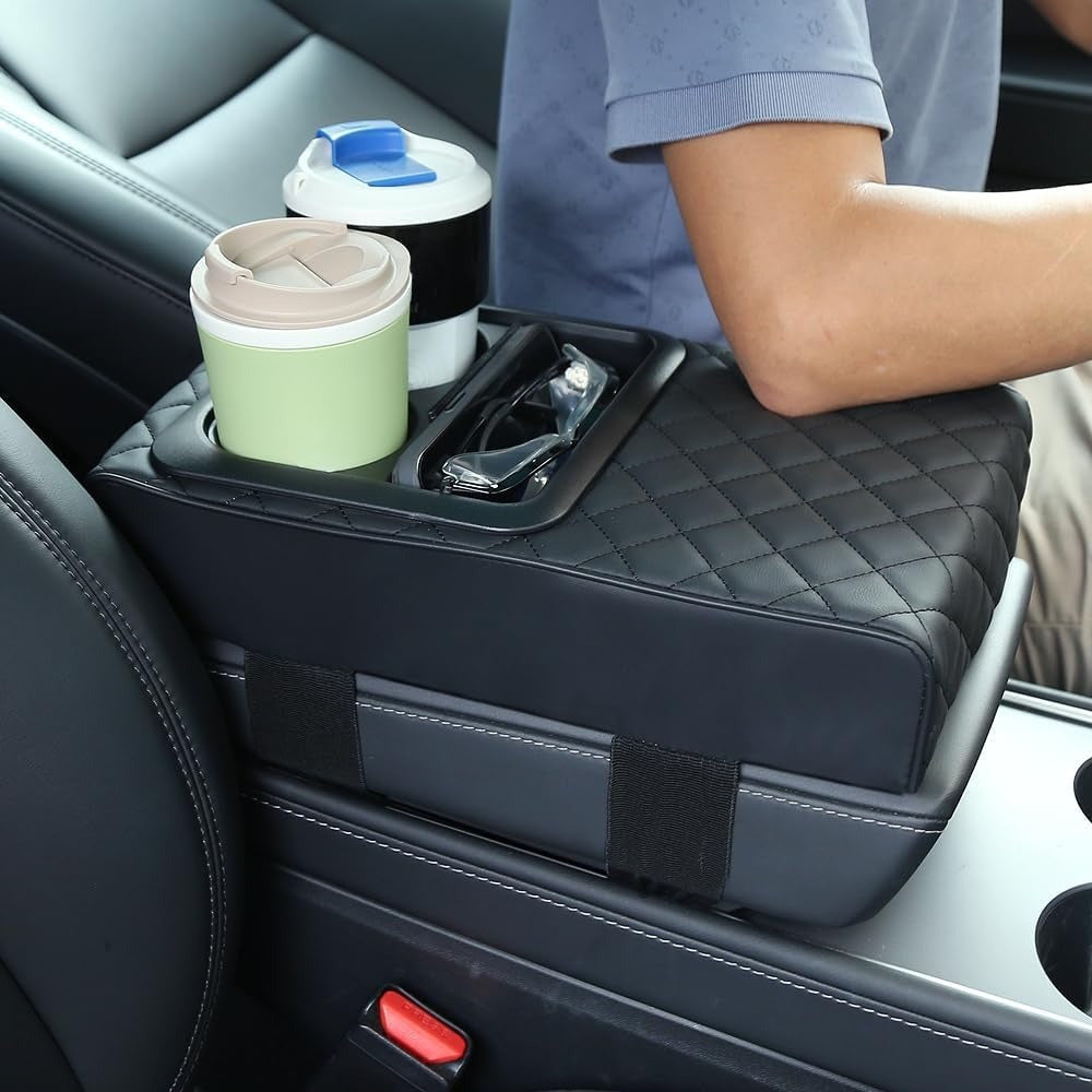 Universal Car Armrest Cushion with Storage