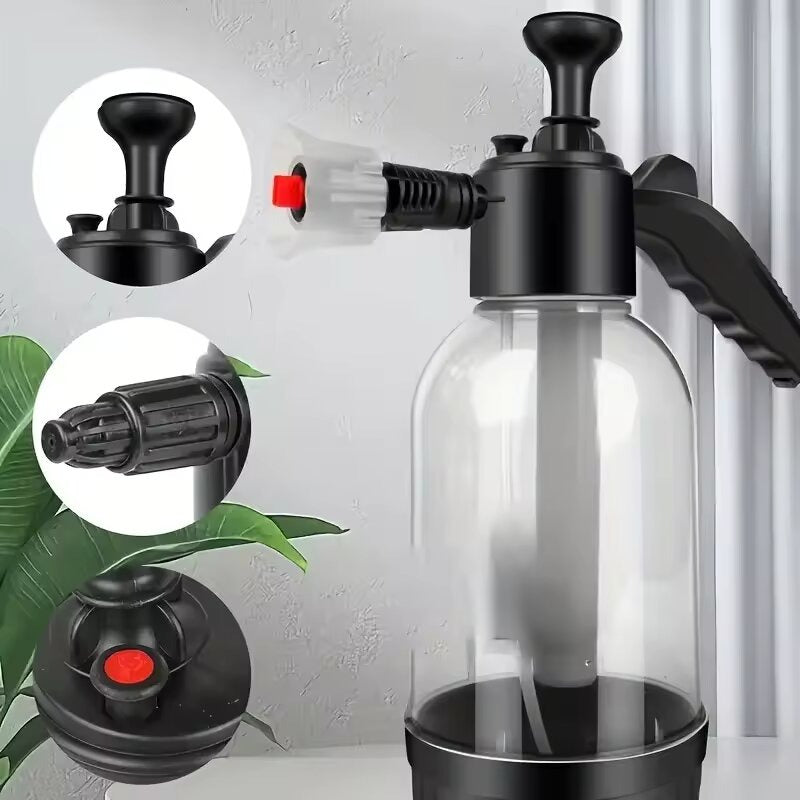 2L Foam Sprayer Bottle – Hand Pump Car Wash & Garden Pressure Sprayer
