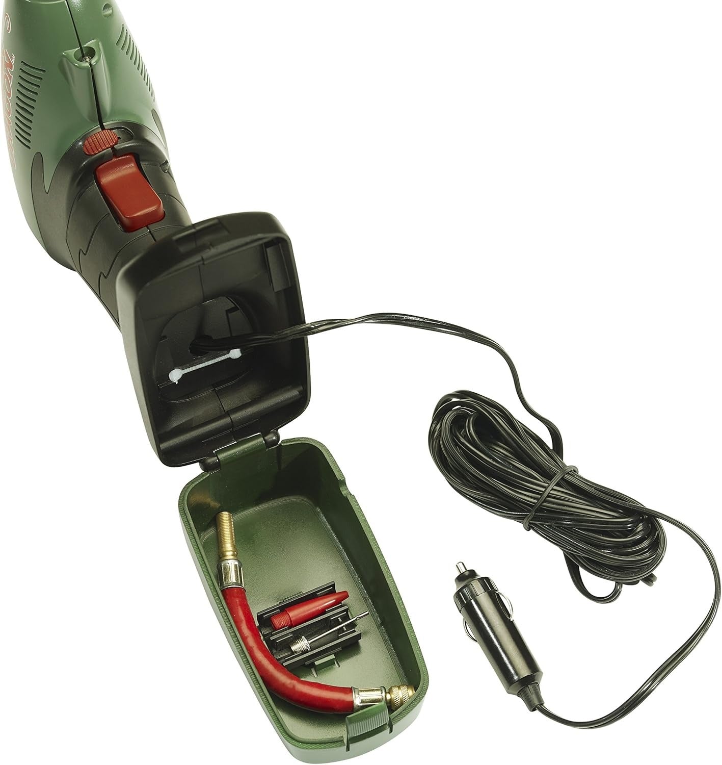 Air Dragon Portable Air Compressor – Digital Tire Inflator with LED Light for Car, Bike & Sports Balls