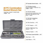Aiwa 40-Piece Socket Wrench Tool Kit