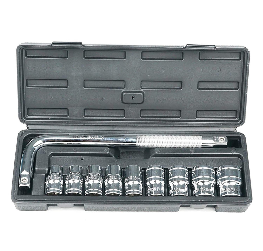 Professional 9-Piece Socket Wrench Set