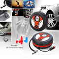 Portable 260 PSI DC 12V electric car air pump tyre inflator compressor for cars, SUVs, trucks, RVs, and motorcycles