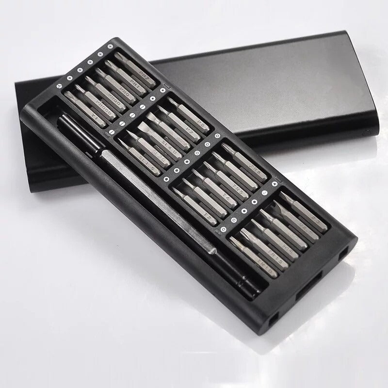24-in-1 Precision Magnetic Screwdriver Bit Set – Multi-Bit Repair Tool Kit